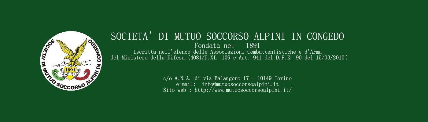 Società di Mutuo Soccorso Alpini in Congedo.
